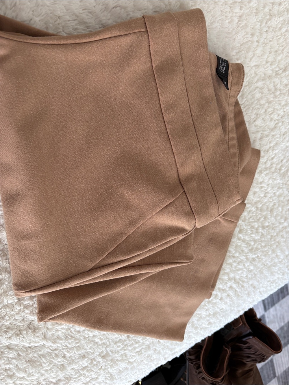 New York & Company Tan Wide-Leg Pants